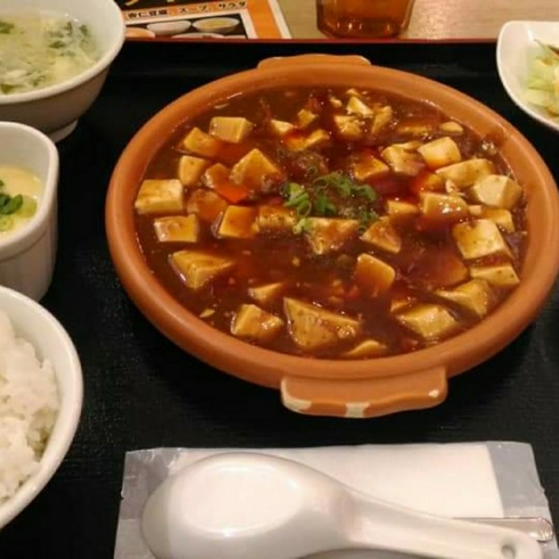 ピリリと山椒が効いた麻婆豆腐(贅沢セット)(中華ダイニング 春菜 イオンモール浦和美園店)