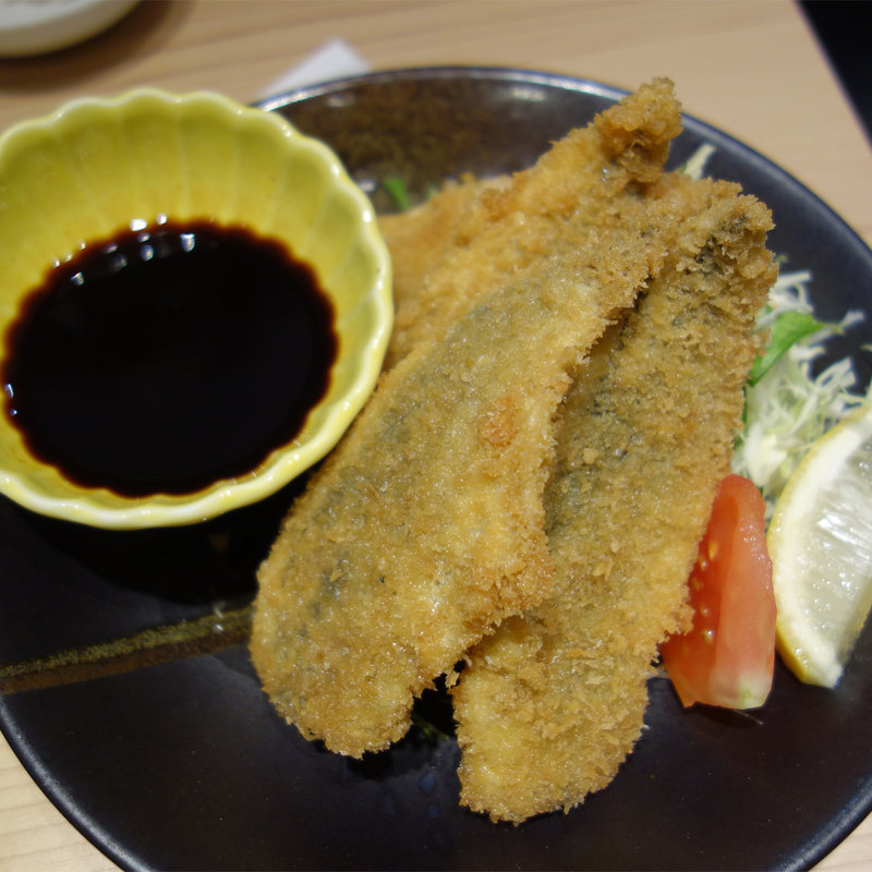 アジフライ(はかた天乃 KITTE 博多店)