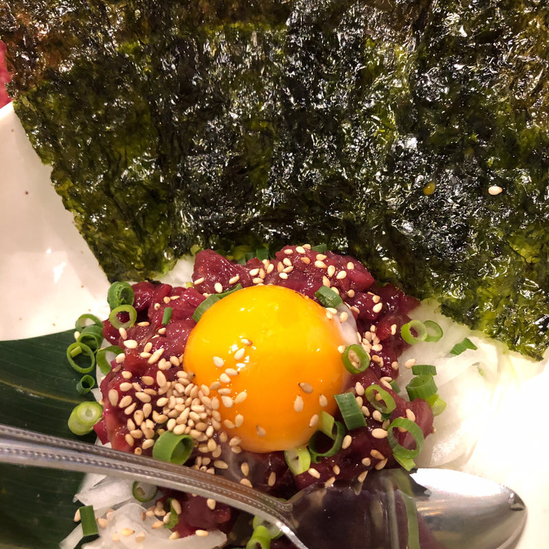 桜ユッケ(馬かもん)