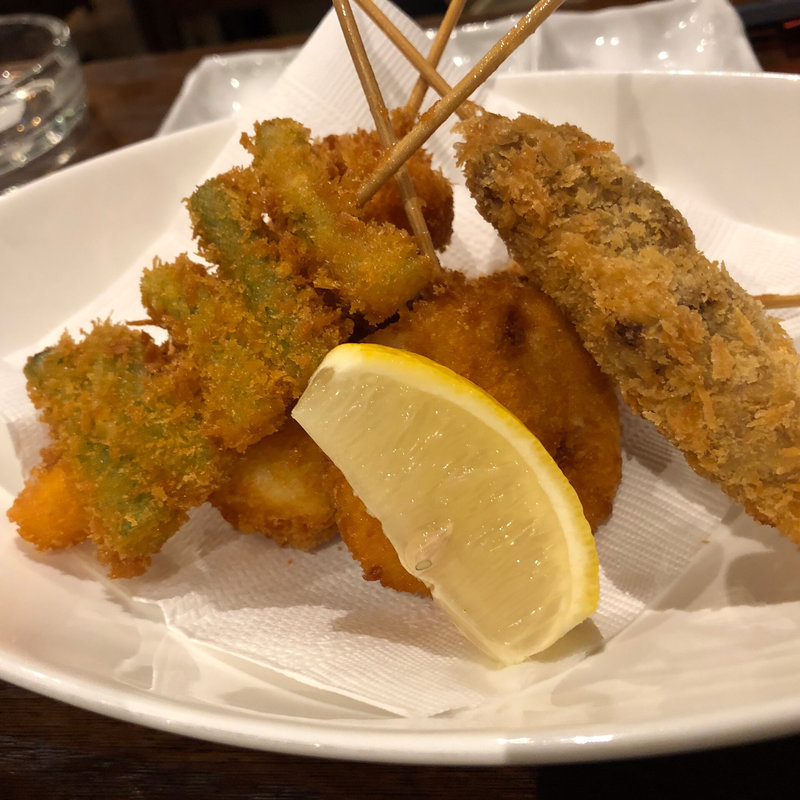 串揚げ盛り合わせ(馬かもん)