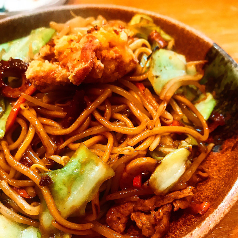 焼きそば定食(宝香閣)