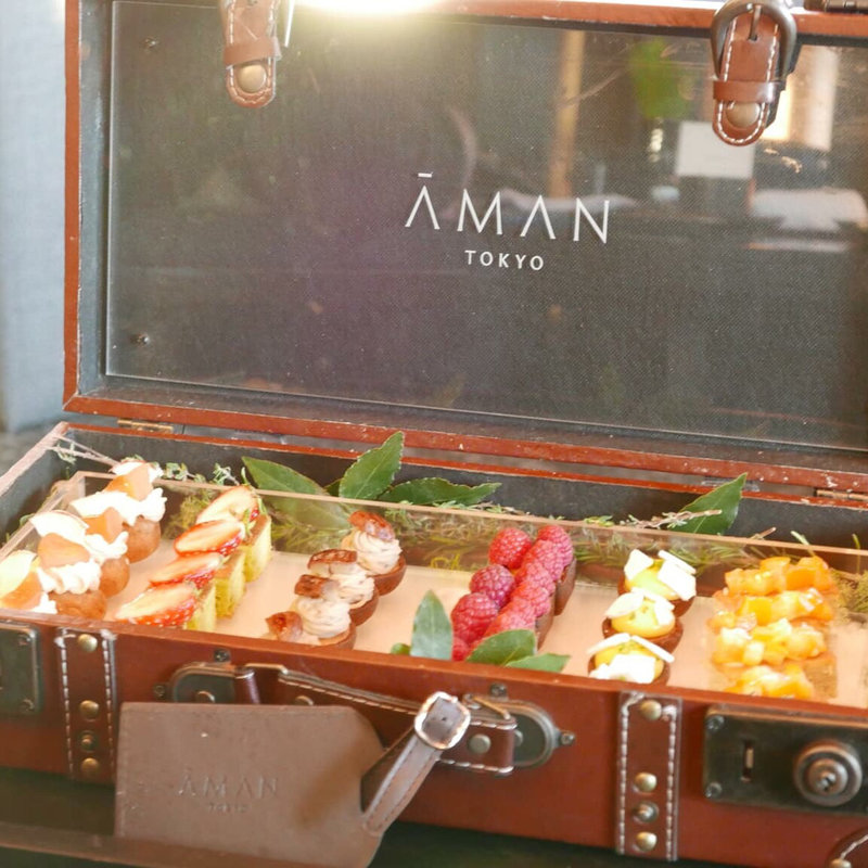 ブラックアフタヌーンティー(ザ·カフェ バイ アマン)