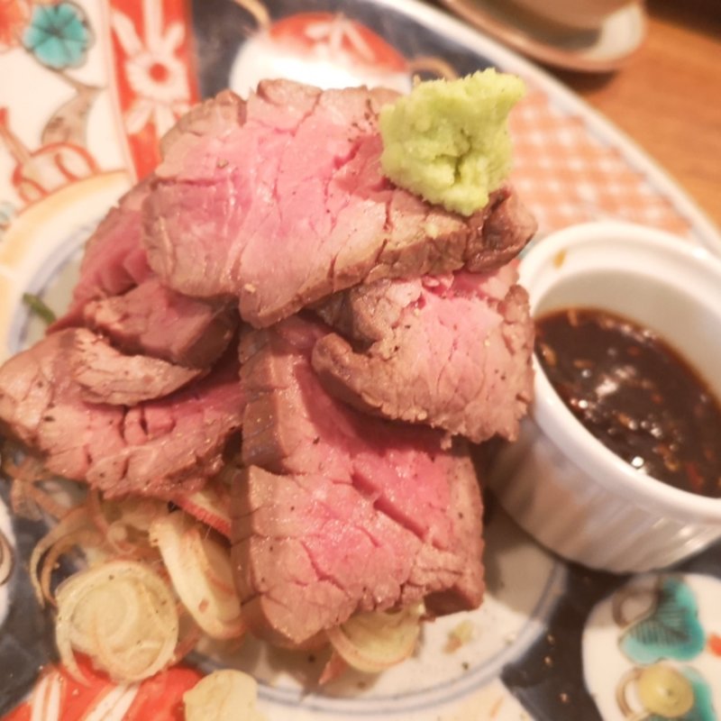 和風ローストビーフ(和食料理 うおいちばん)