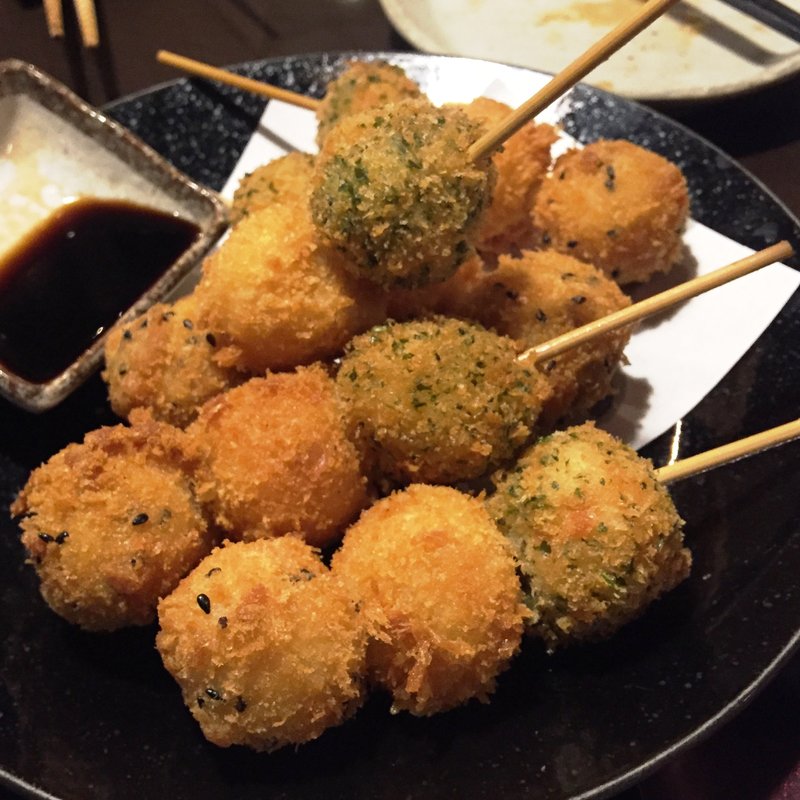 海老串団子(海鮮個室居酒屋 福治 川崎駅前店)