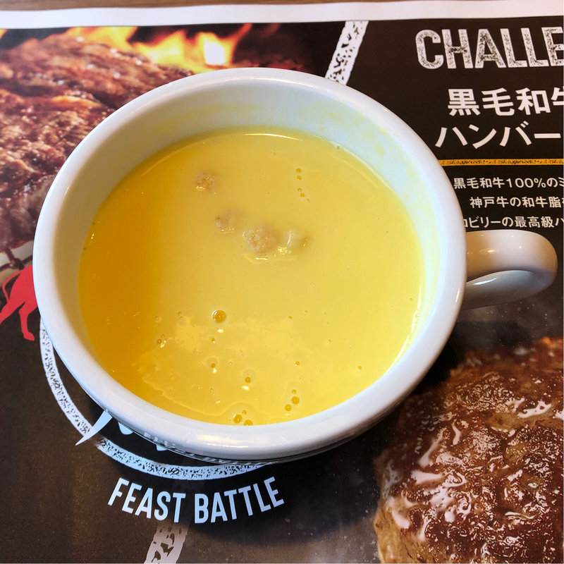 コーンスープ(ステーキハウス ブロンコビリー伊丹池尻店)