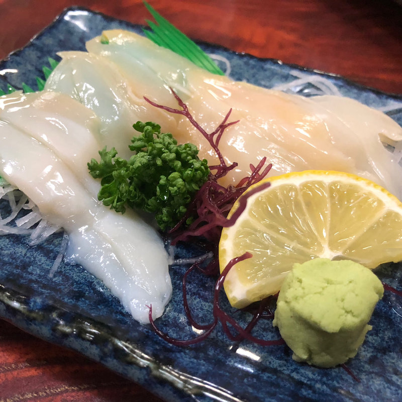 つぶ貝刺身(大衆割烹 寿久酒造)