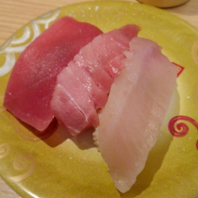 本日のまぐろセット(こだわり廻転寿司 まぐろ人 秋葉原店)