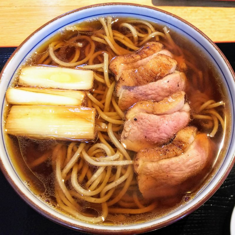 鴨南蛮そば (手打ちそば きた戸)