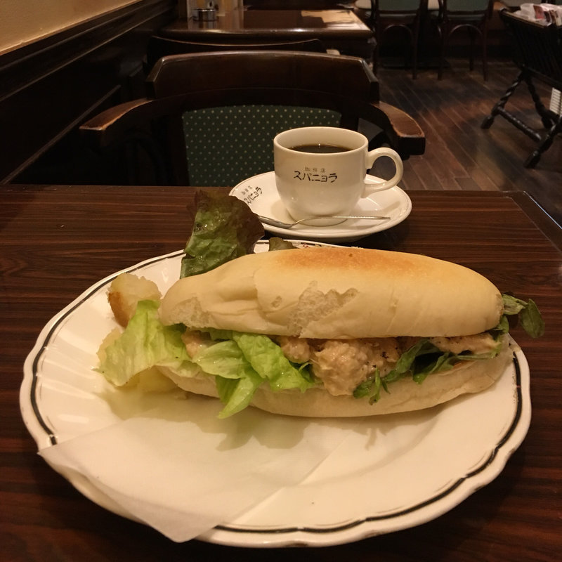 煮込みツナのパニーニ(珈琲店 スパニョラ)