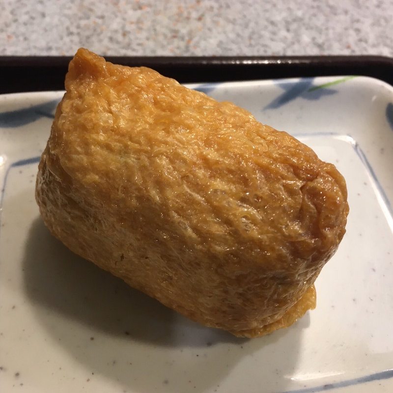 ジャンボ五目いなりすし(そば処 かめや 新橋店)