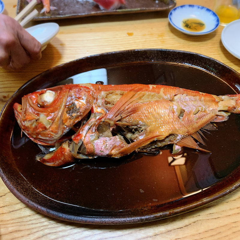 金目鯛の煮付け(淡島寿司 )