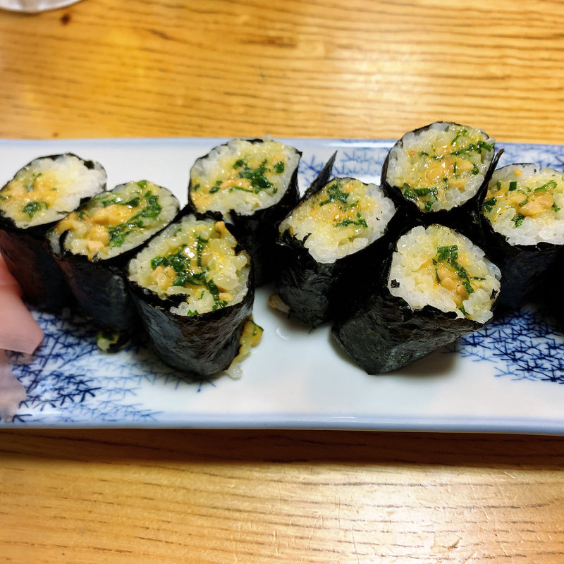 納豆巻(淡島寿司 )