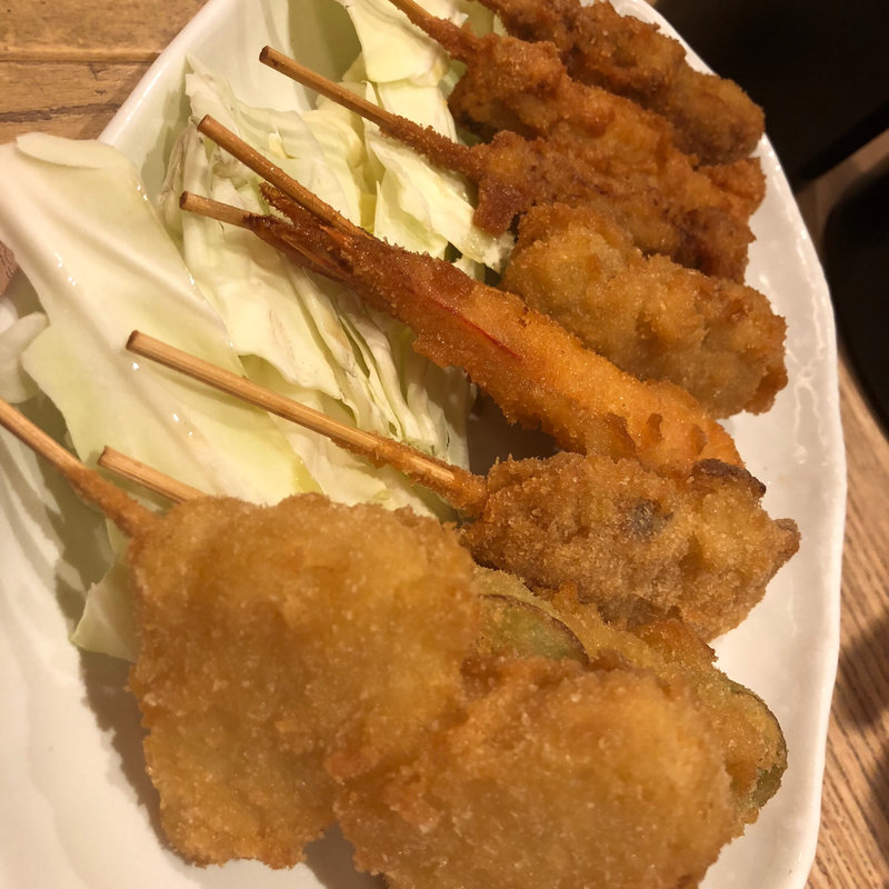 串揚げ盛り合わせ(多幸橋本店)