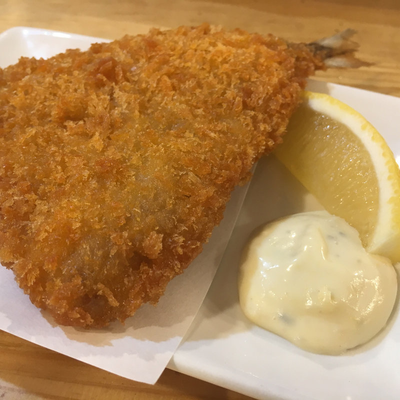 アジフライ(しらすくじら磯貝漁家磯貝)