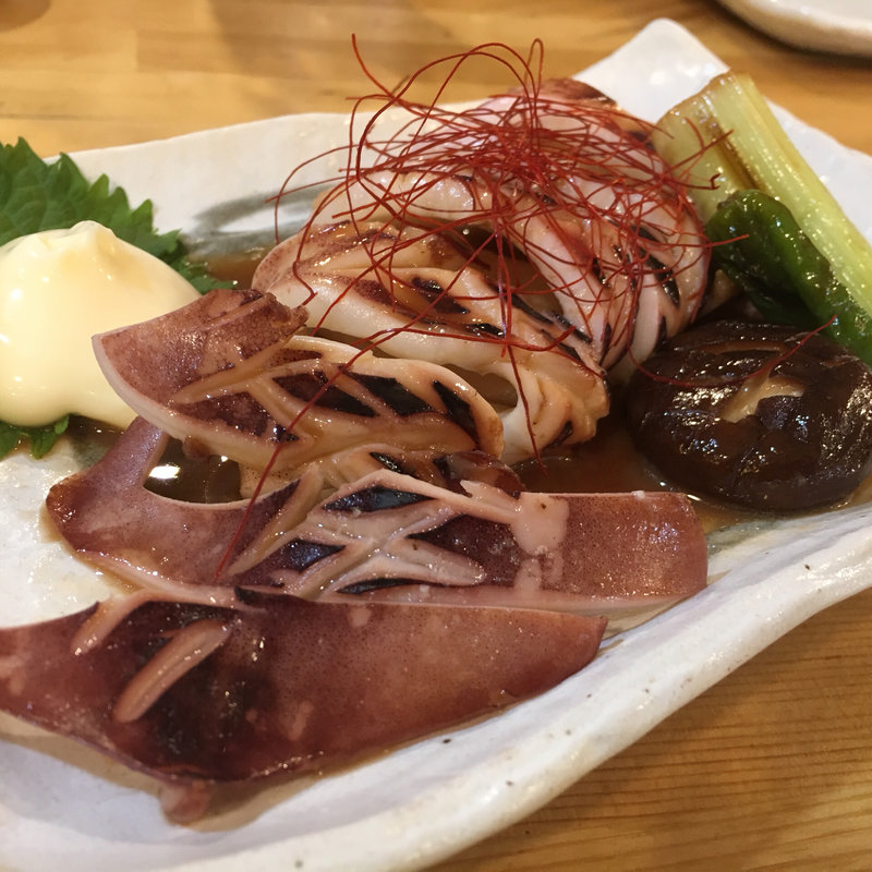 イカバター焼き(しらすくじら磯貝漁家磯貝)