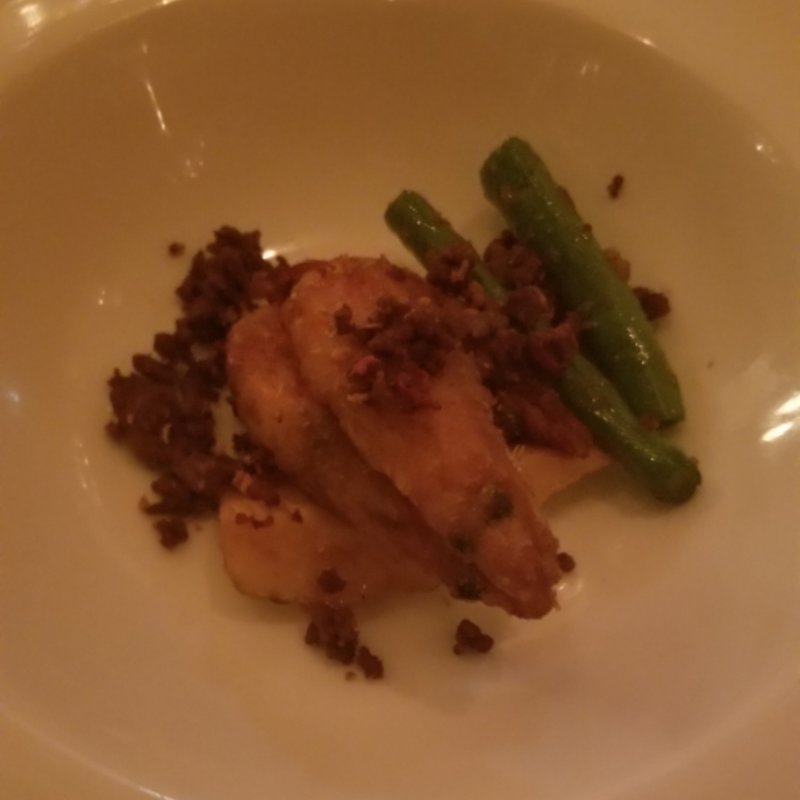 ソフトシェルシュリンプのスパイシーガーリック炒め(コース)(ジョーズ シャンハイ ニューヨーク 銀座店)