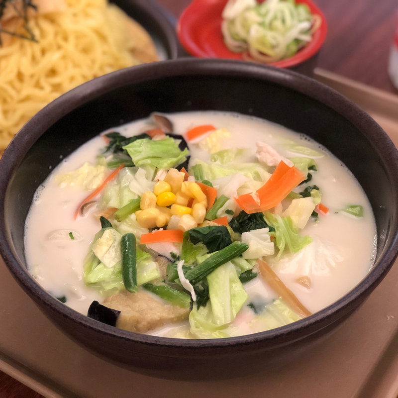 野菜たっぷりラーメン(湯遊び広場 ぶらっと稲田)
