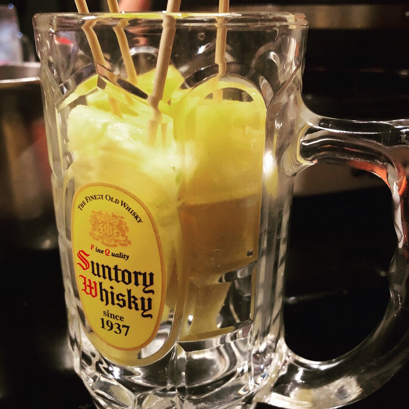 冷やしパイン(水炊き ゴマサバ もつ鍋 三得物語)