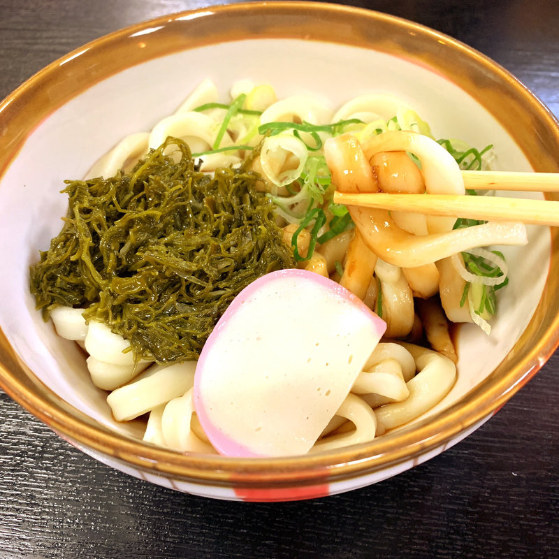 めかぶ入り伊勢うどん(まるはま )
