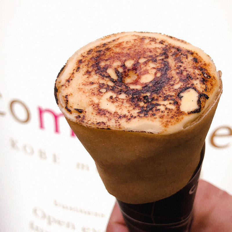 クリームチーズブリュレ(コムクレープ 神戸元町店)