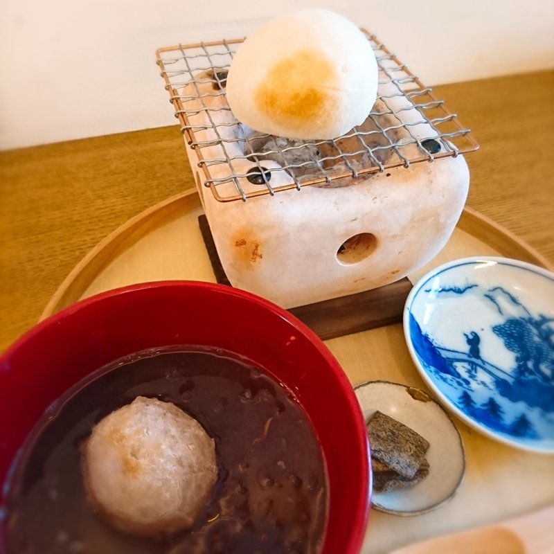 自家製小豆ぜんざい(食堂ことぶき)