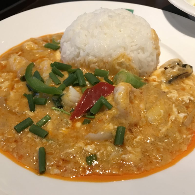 シーフードのイエローカレーライス(バンコクキッチン 銀座コリドー街店 （Bangkok Kitchen）)