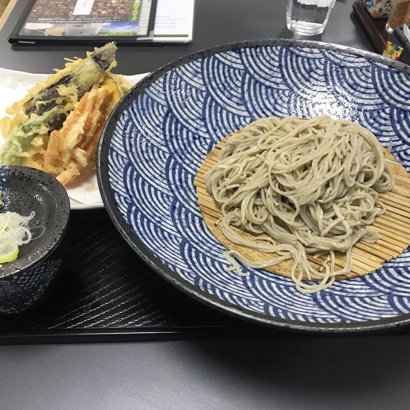 野菜天ざる(戸隠製粉)
