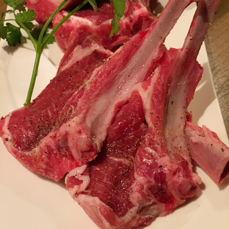 ラムチョップ(銀座羊屋はなれ)