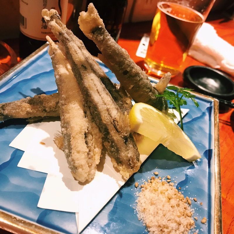 めひかりの唐揚げ(肴屋 （KURAGE）)