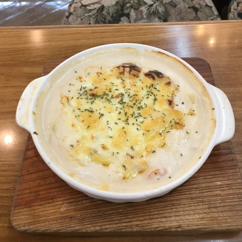 シーフードグラタン(喫茶 ロン)