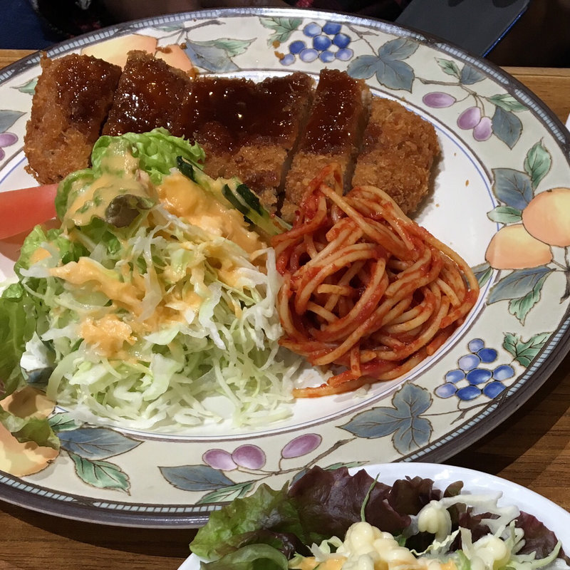 トンカツ定食(喫茶 ロン)