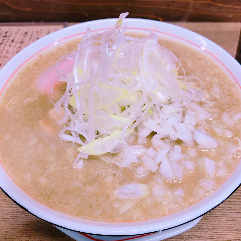 こく煮干ラーメン玉ねぎトッピング(中華そば壇)