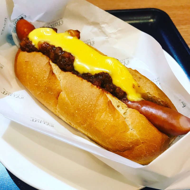 ボールパークドッグ チリコンカンチーズメルト(タリーズコーヒー 綾瀬駅前店)