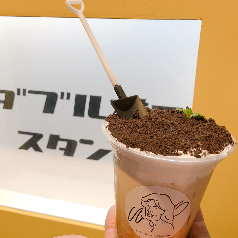 植木鉢ラテ(W/O STAND SHINSAIBASHI ダブルオースタンド)