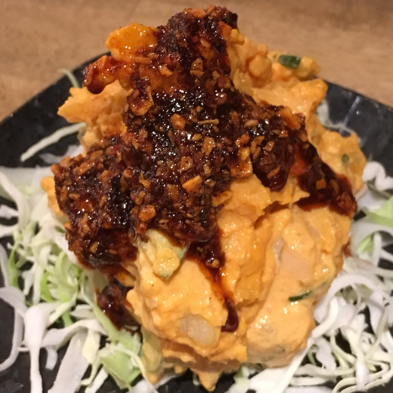 赤いポテサラ(煮込みと炙り焼き 大太郎(煮込み大衆酒場 大太郎))