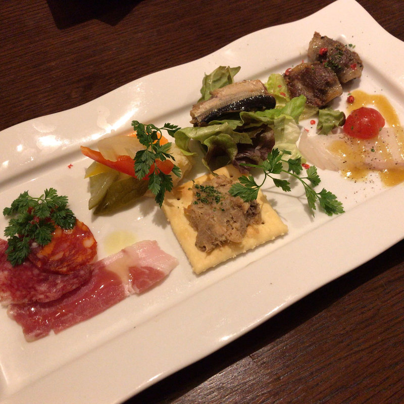 前菜盛合（1人前）(ヴィーコロ)