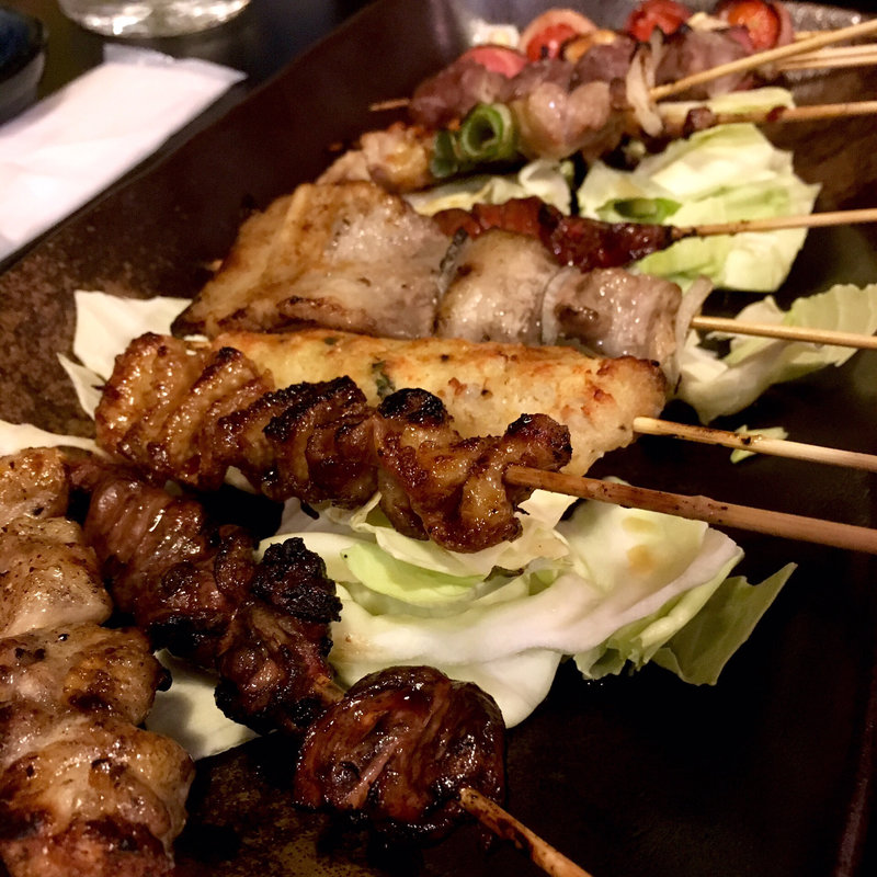 並おまかせお得な串盛り10本(焼鳥はなび)