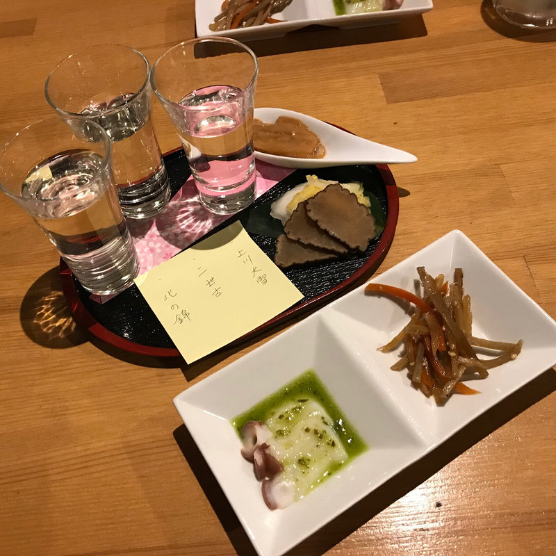 3種飲み比べセット(お酒とごはん みたり)