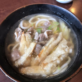 鴨南、ゴボ天うどん(あずみうどん 兵庫店 )