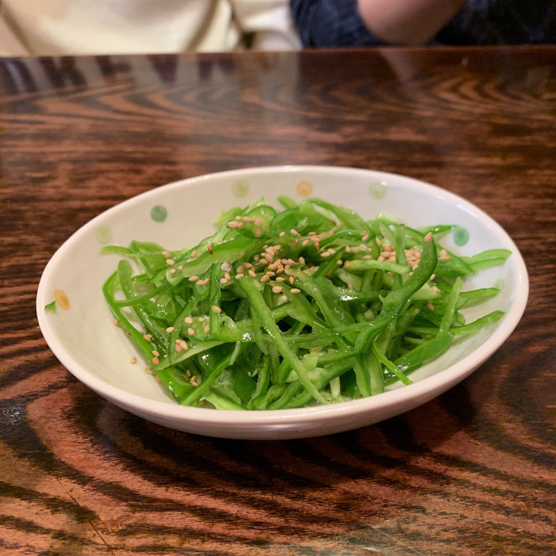 切りピーマン(俺流塩らーめん 中目黒店 )