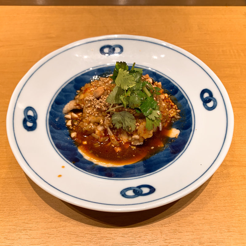 よだれ鶏(新潟 三宝亭 東京ラボ 宮益坂店)