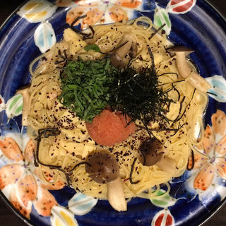 明太子と湯葉と丹波しめじの青じそ風味(先斗入ル 四条河原町本店 （ポントイル）)