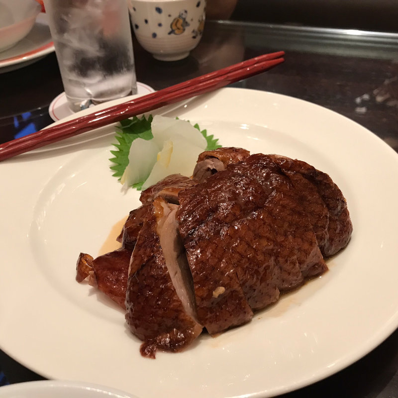 アヒル炭火焼(萬珍樓 點心舗)