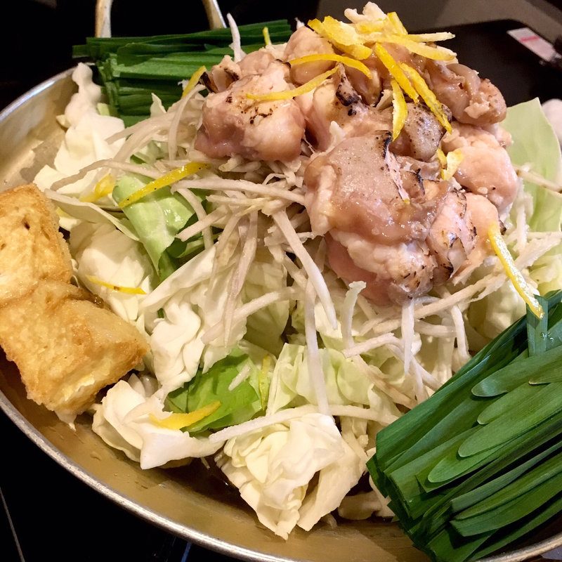 炙りもつ鍋(旬味旬菜 大和)