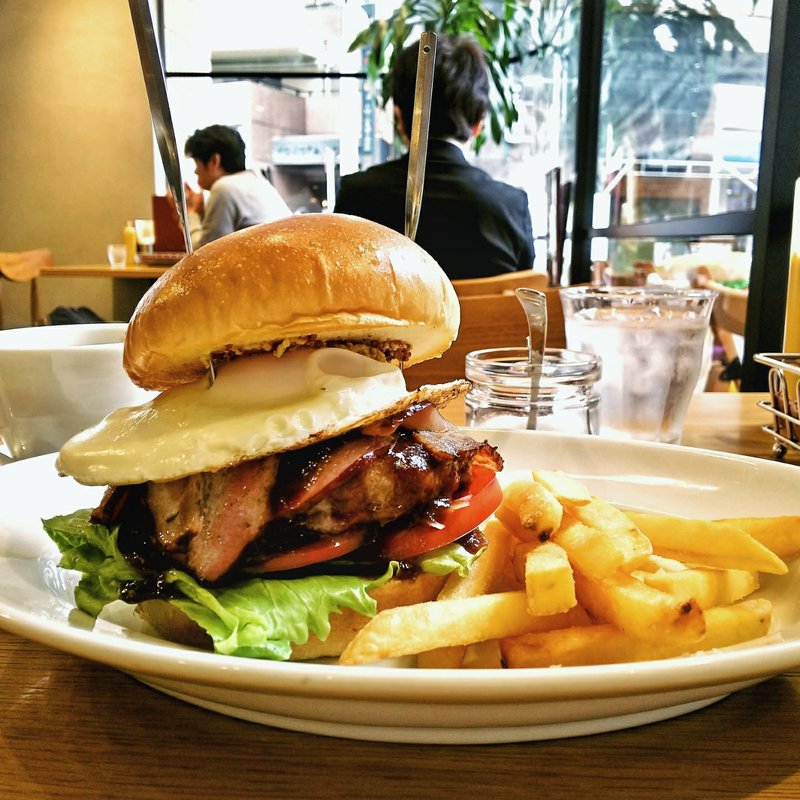 ベーコンエッグバーガー(モスプレミアム 千駄ヶ谷店)