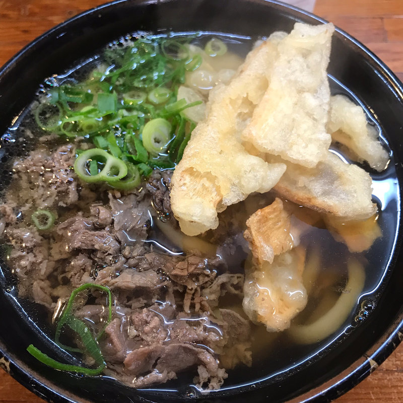 肉ごぼう天うどん(うどん平)