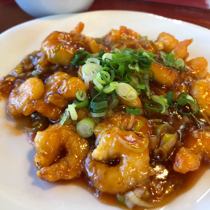 海老のチリソース(中国飯店紀淡 )