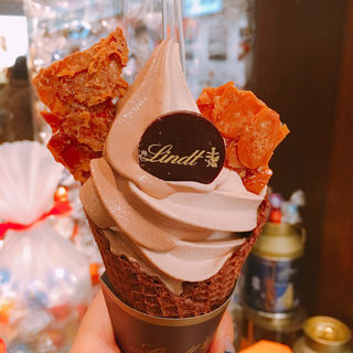 ソフトクリーム ショコラ(リンツ ショコラ ブティック＆カフェ 三井アウトレットパーク入間店)