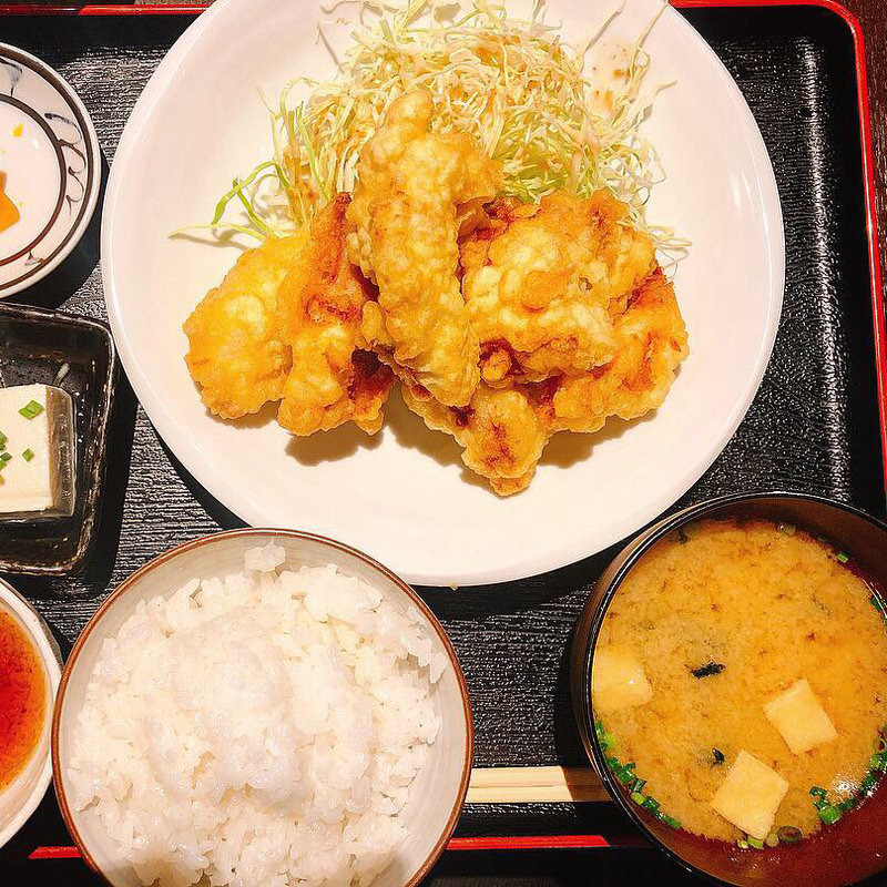 とり天定食(とり天 ルドゥー)