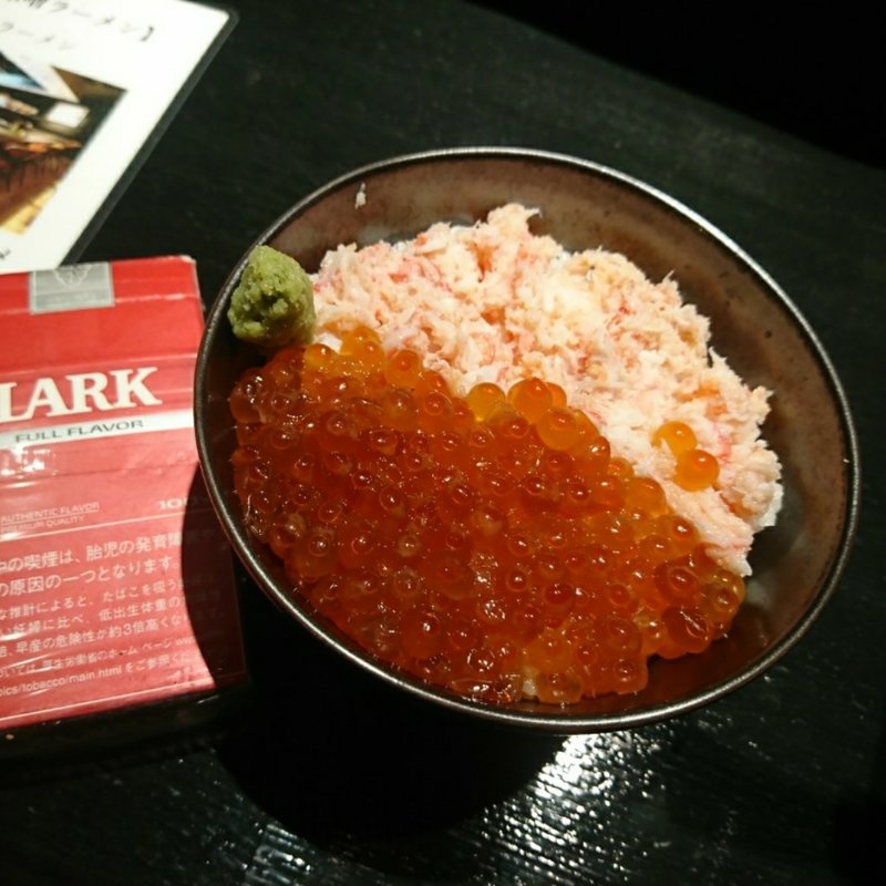 ミニかにいくら丼(CRAB GANG)